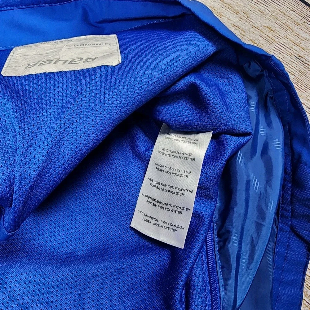 Bauer Team Hockey Jacket Youth Size Large‎ Blue L